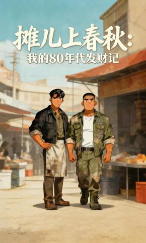 短剧《摊儿上春秋：我的80年代发财记》海报