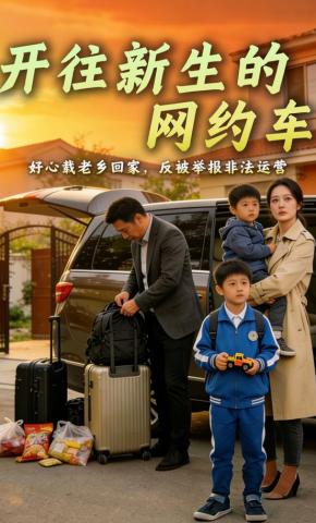 短剧《开往新生的网约车》海报