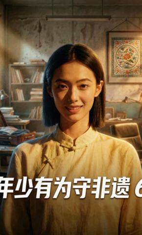 短剧《年少有为守非遗6》海报