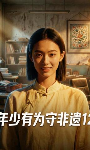 短剧《年少有为守非遗12》海报