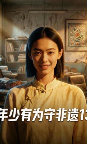 短剧《年少有为守非遗13》海报