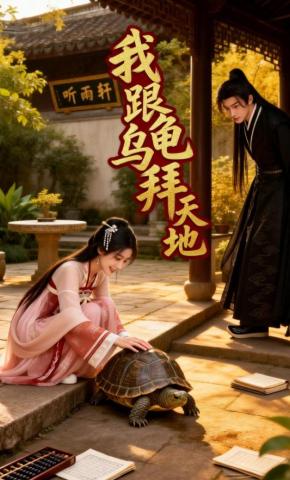 短剧《我跟乌龟拜天地》海报