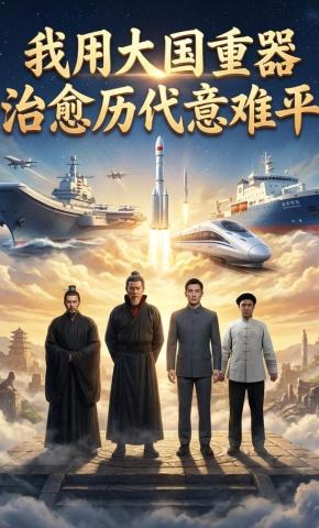 短剧《我用大国重器治愈历代意难平》海报