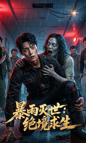 短剧《暴雨灭世：绝境求生》海报