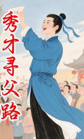 短剧《秀才寻父路》海报