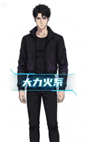 短剧《大力火系》海报