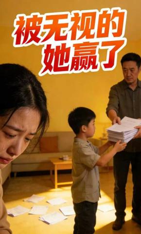 短剧《被无视的她赢了》海报