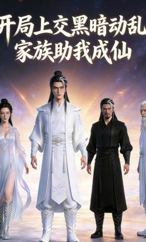 短剧《开局上交黑暗动乱，家族助我成仙》海报