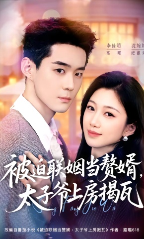 短剧《被迫联姻当赘婿，太子爷上房揭瓦》海报