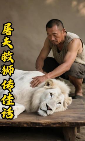 短剧《屠夫救狮传佳话》海报