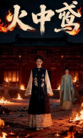 短剧《火中鸢》海报