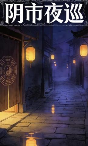 短剧《阴市夜巡》海报