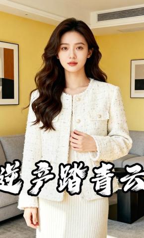 短剧《逆产踏青云》海报