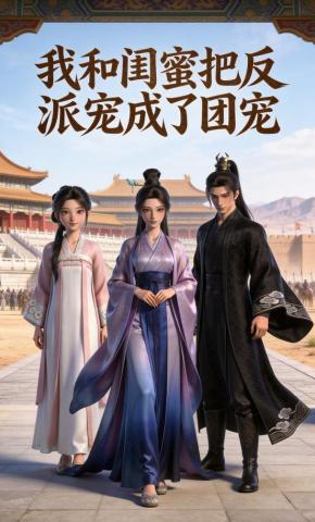 短剧《我和闺蜜把反派宠成了团宠》海报
