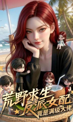 短剧《荒野求生：反派女配竟是满级大佬》海报