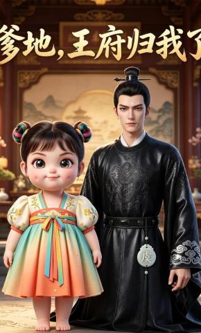 短剧《爹地，王府归我了》海报