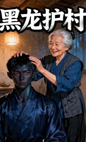 短剧《黑龙护村》海报