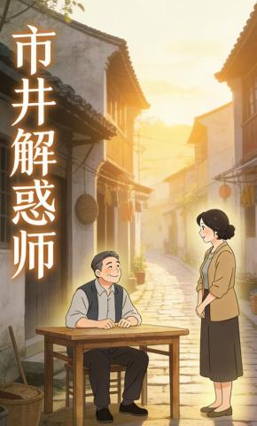 短剧《市井解惑师》海报