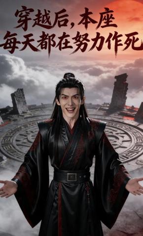 短剧《穿越后，本座每天都在努力作死》海报