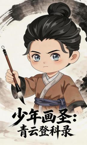 短剧《少年画圣：青云登科录》海报
