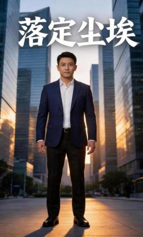 短剧《落定尘埃》海报