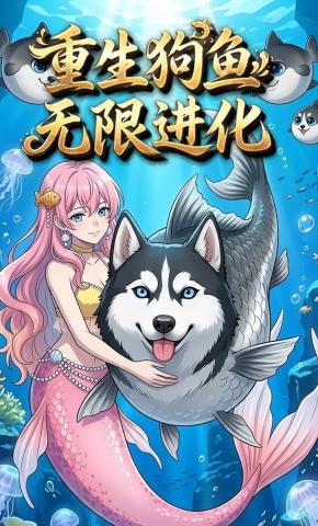 短剧《重生狗鱼无限进化》海报