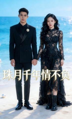 短剧《珠月千年情不负》海报