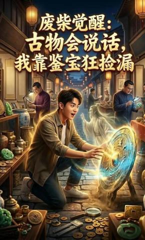 短剧《废柴觉醒：古物会说话，我靠鉴宝狂捡漏》海报