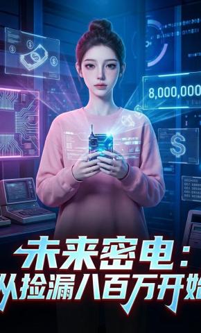 短剧《未来密电：从捡漏八百万开始》海报