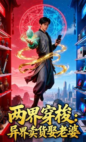 短剧《两界穿梭：异界卖货娶老婆》海报