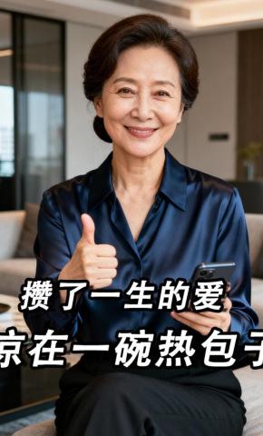 短剧《攒了一生的爱，凉在一碗热包子》海报