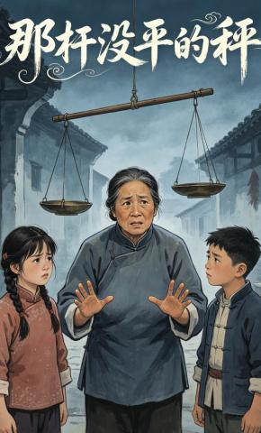 短剧《那杆没平的秤》海报