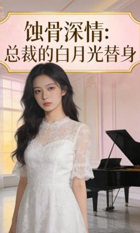 短剧《蚀骨深情:总裁的白月光替身》海报