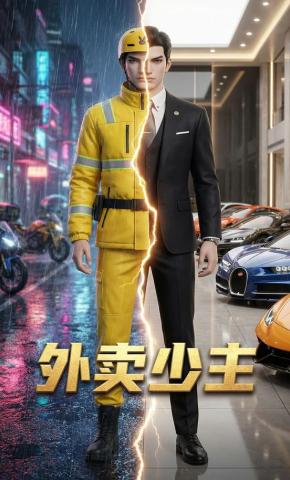 短剧《外卖少主》海报