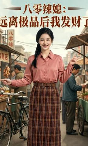 短剧《八零辣媳：远离极品后我发财了》海报