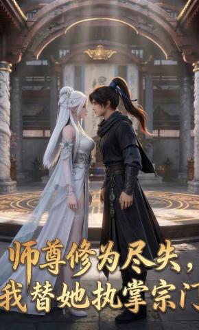 短剧《师尊修为尽失，我替她执掌宗门》海报