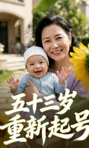 短剧《五十三岁重新起号》海报