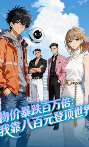 短剧《物价暴跌百万倍：我靠八百元登顶世界》海报