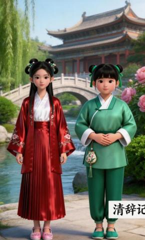 短剧《清辞记》海报