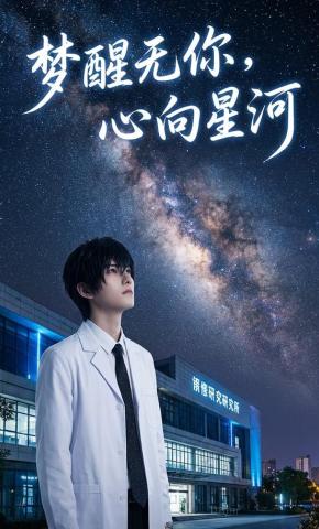 短剧《梦醒无你，心向星河》海报