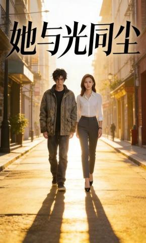 短剧《她与光同尘》海报