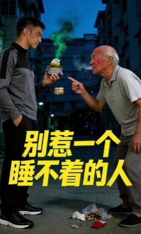 短剧《别惹一个睡不着的人》海报