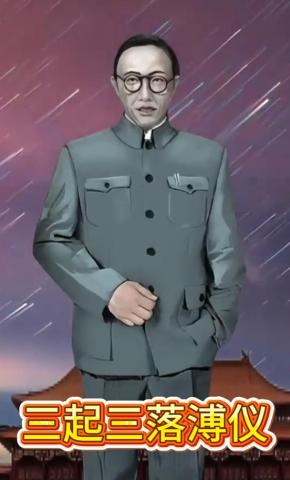 短剧《三起三落溥仪》海报