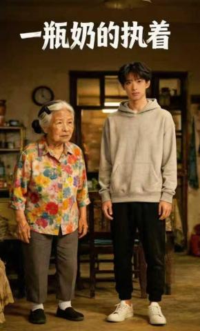 短剧《一瓶奶的执着》海报