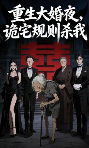 短剧《重生大婚夜，诡宅规则杀我》海报