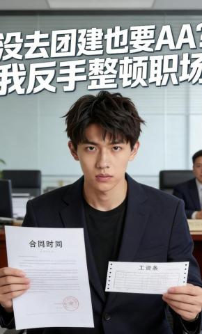 短剧《没去团建也要AA？我反手整顿职场》海报