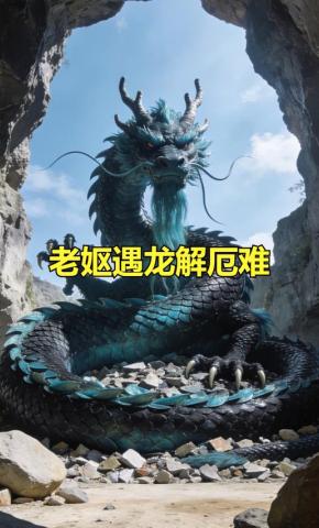 短剧《老妪遇龙解厄难》海报