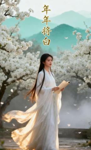 短剧《年年将白》海报