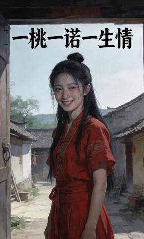 短剧《一桃一诺一生情》海报