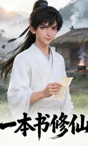 短剧《一本书修仙》海报